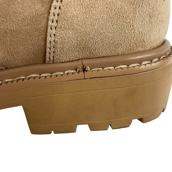 Sam Edelman Lydell Combat Boots Tan Womens Size 8 - Picture 10 of 14